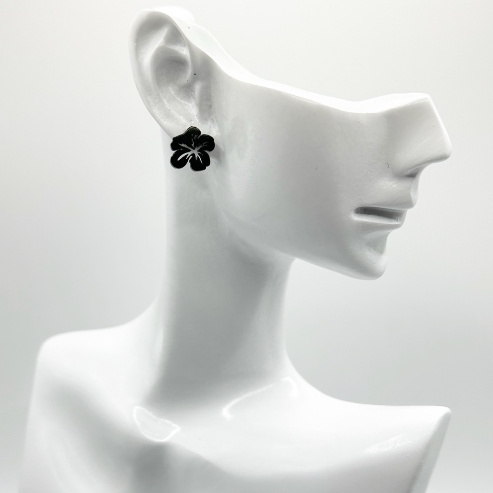 All 3 sets Minimalist Plumeria stud earrings